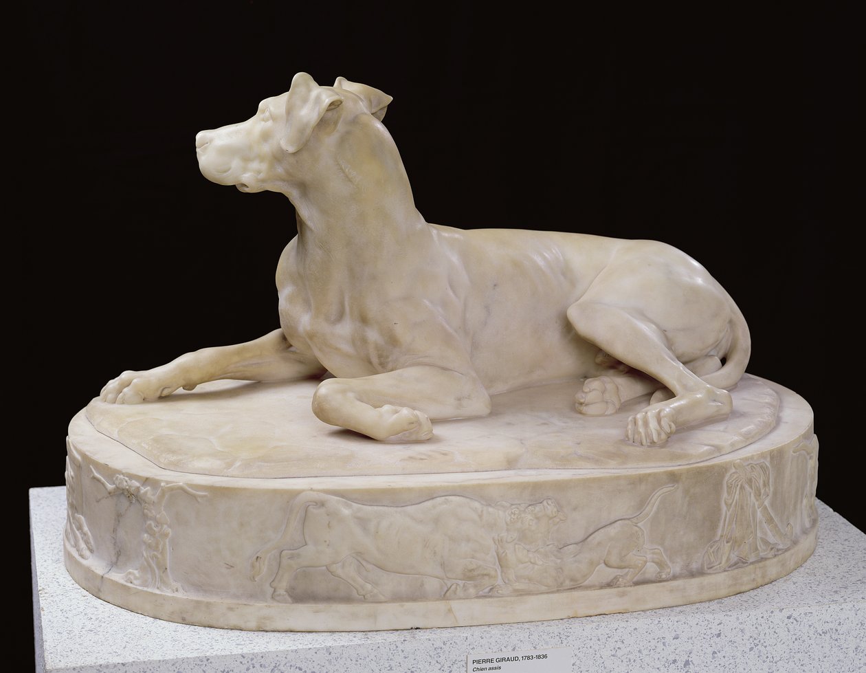 Een Hond, 1827 door Pierre Francois Gregoire Giraud