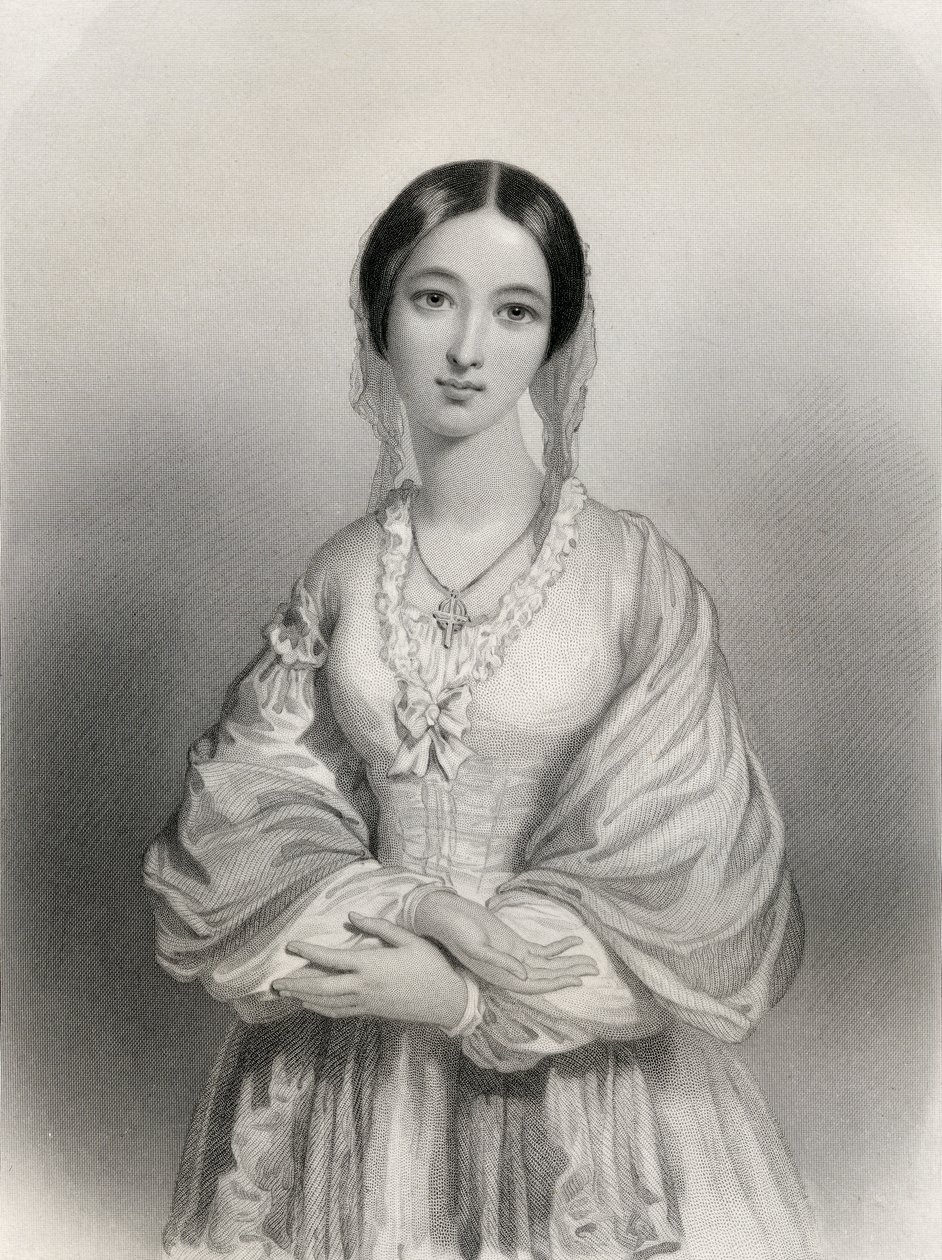 Florence Nightingale (1820-1910) illustratie uit 