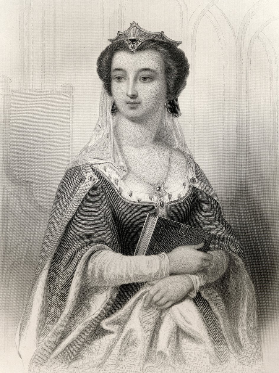 Valentina Visconti (1371-1408) illustratie uit 