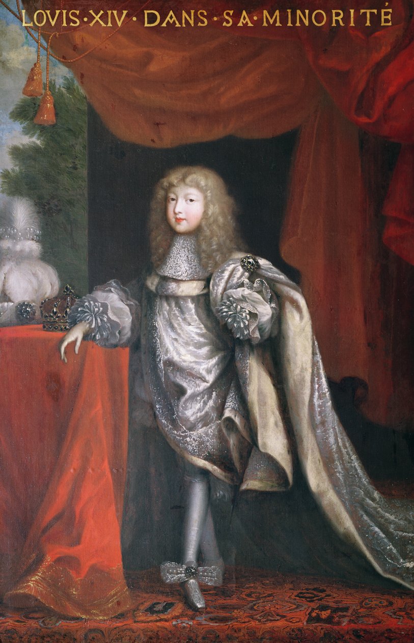 Lodewijk XIV tijdens zijn minderjarigheid door Pierre Mignard