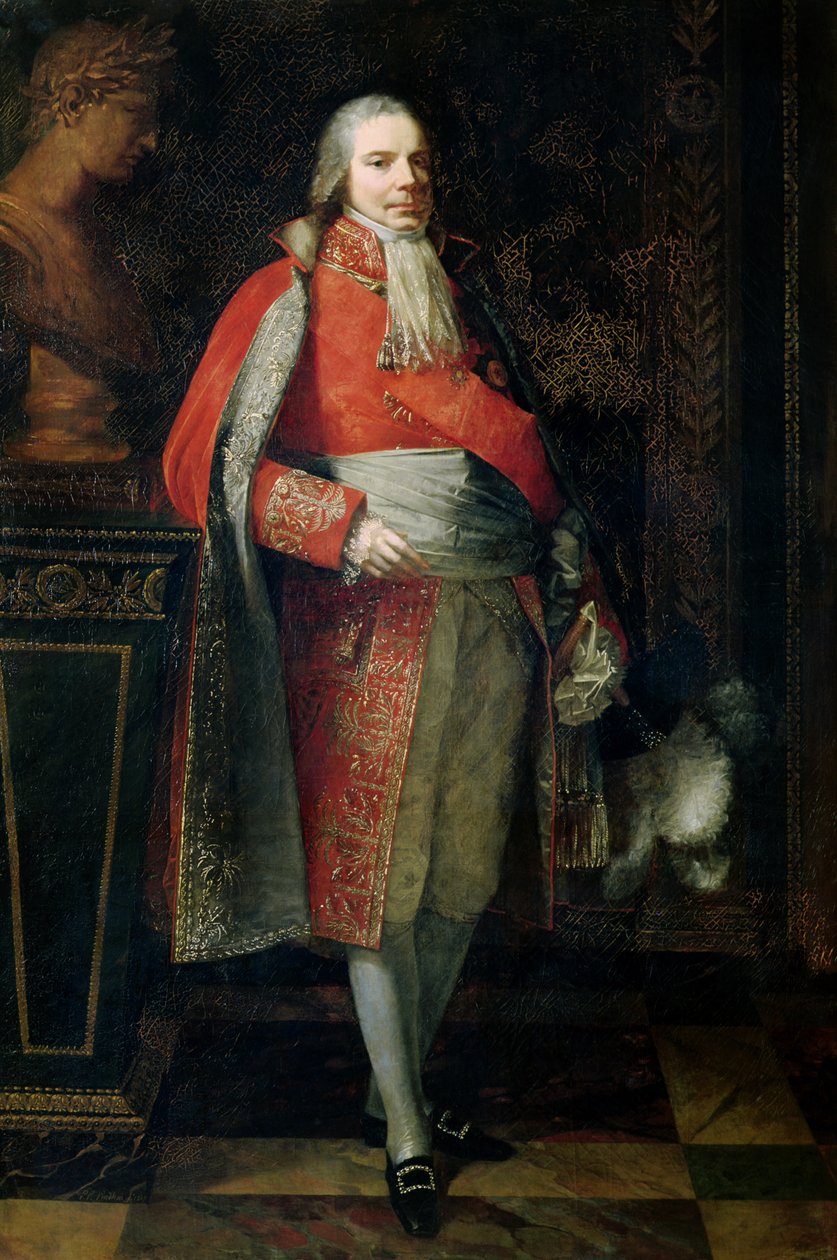 Portret van Charles Maurice de Talleyrand-Perigord (1754-1838) 1807 door Pierre Paul Prudhon