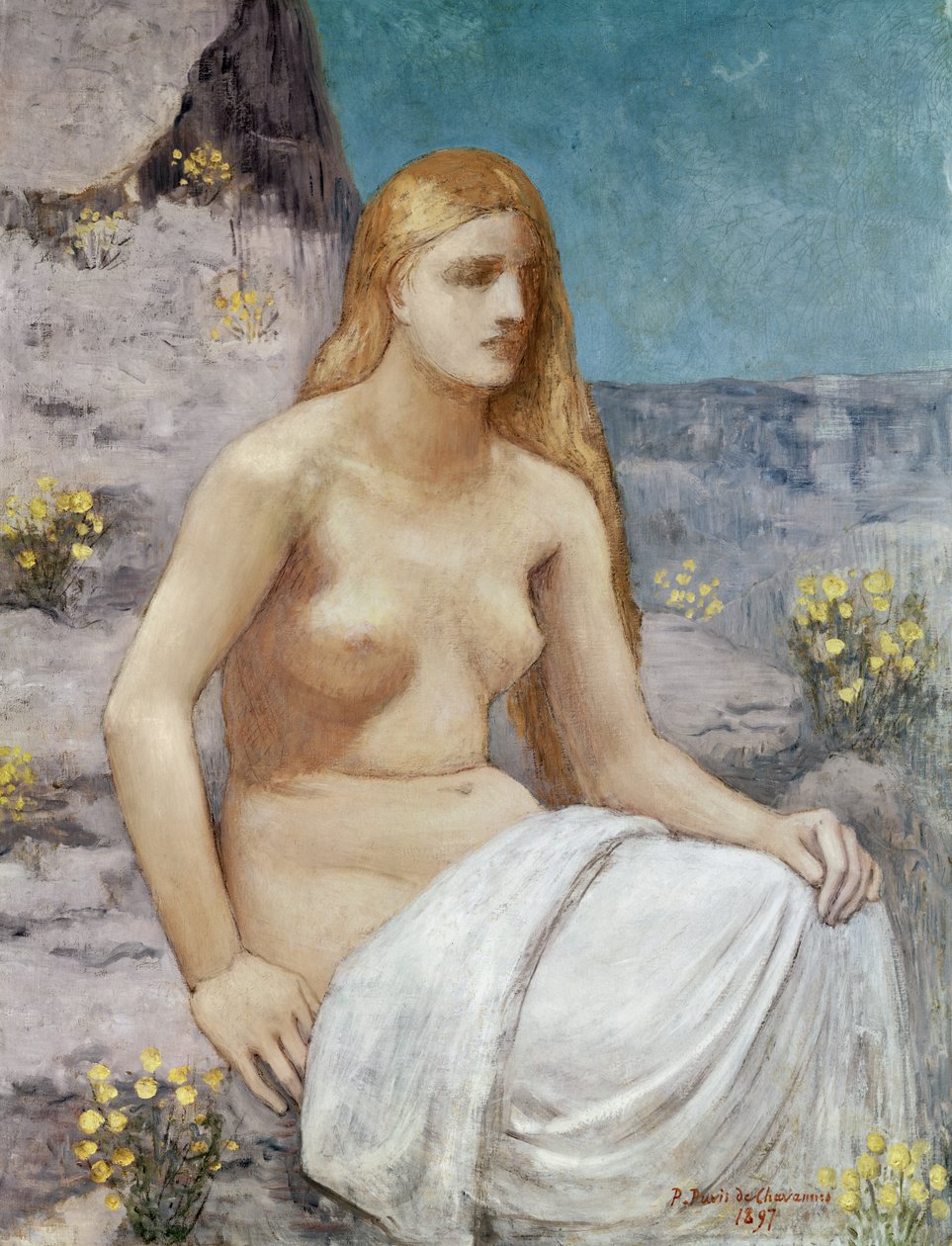 St. Maria Magdalena, 1897 door Pierre Puvis de Chavannes