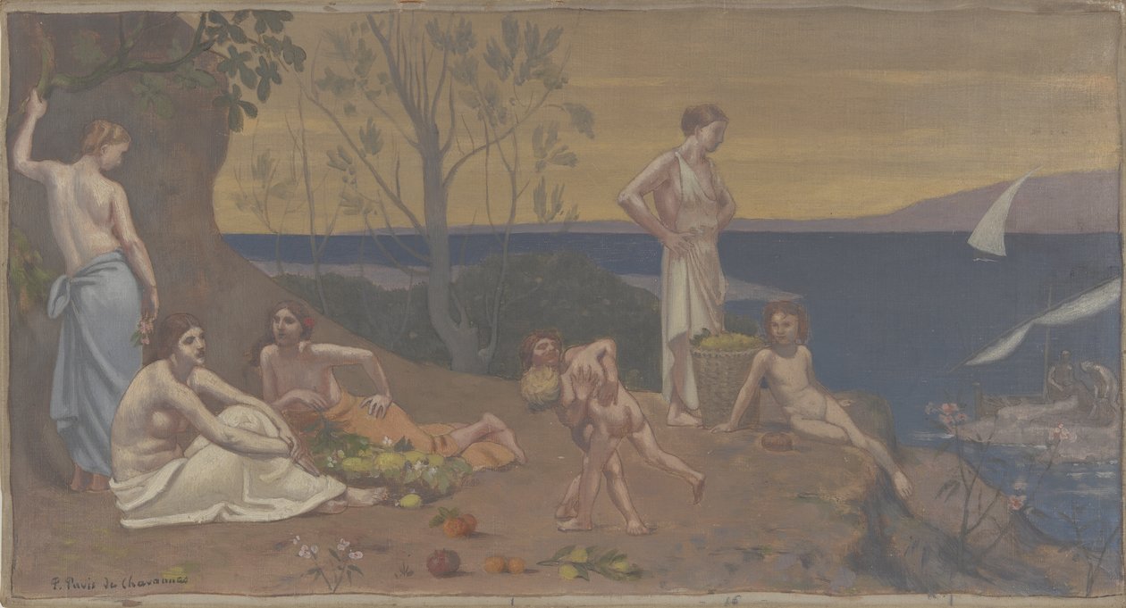 Doux Pays (Aangenaam Land) door Pierre Puvis de Chavannes