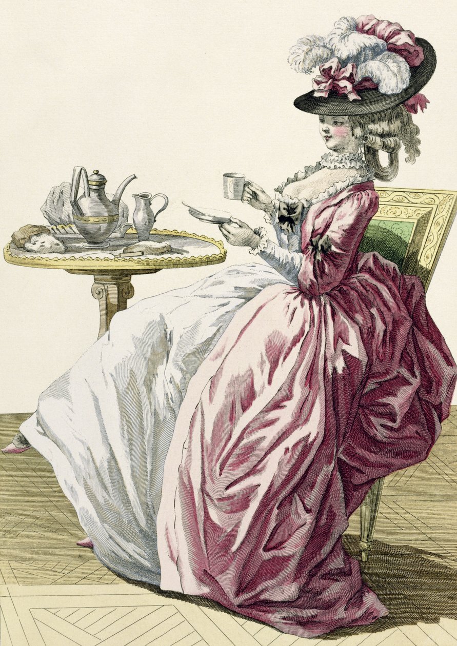 Elegante Vrouw in een Jurk 