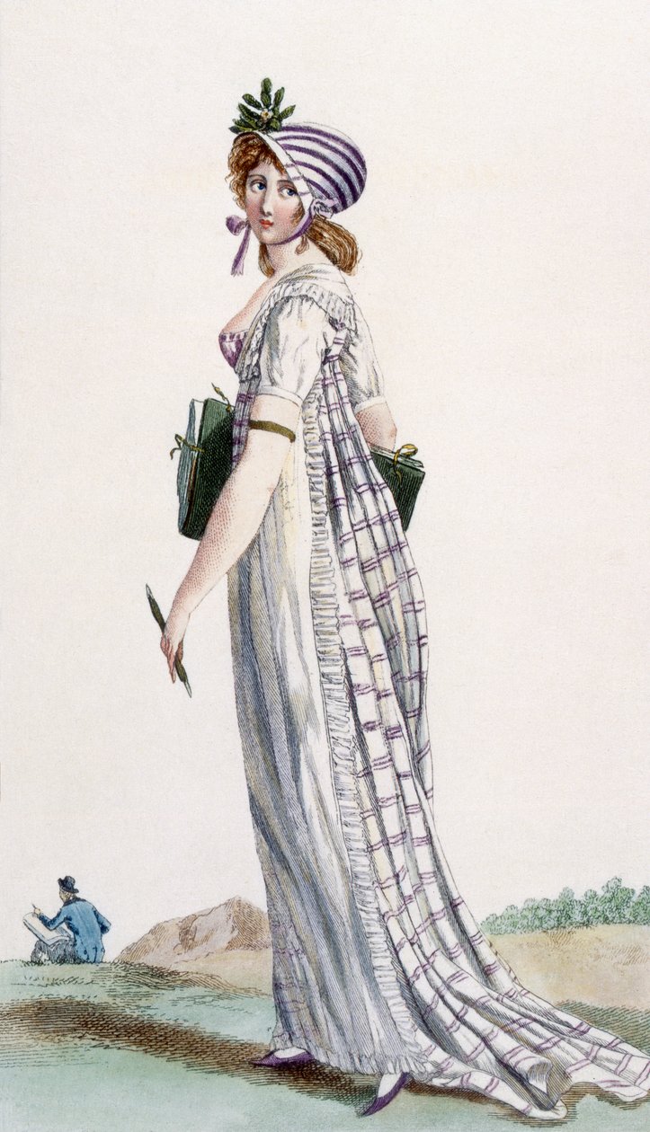 Dames wandelkleding, illustratie uit 
