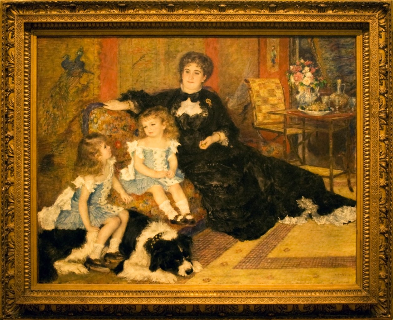 Mme Charpentier en haar kinderen door Pierre Auguste Renoir