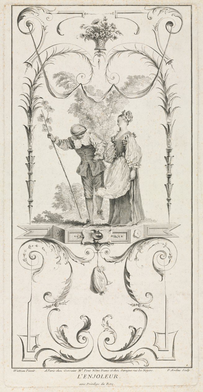 De Vleier, Arabesk door Pierre Alexandre Aveline