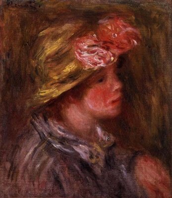 Andree, c.1917 door Pierre Auguste Renoir