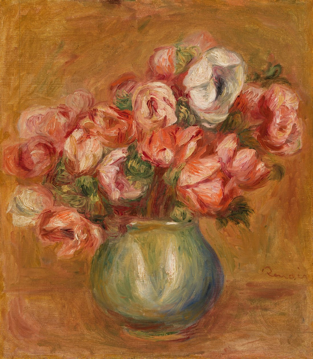 Anemonen door Pierre Auguste Renoir