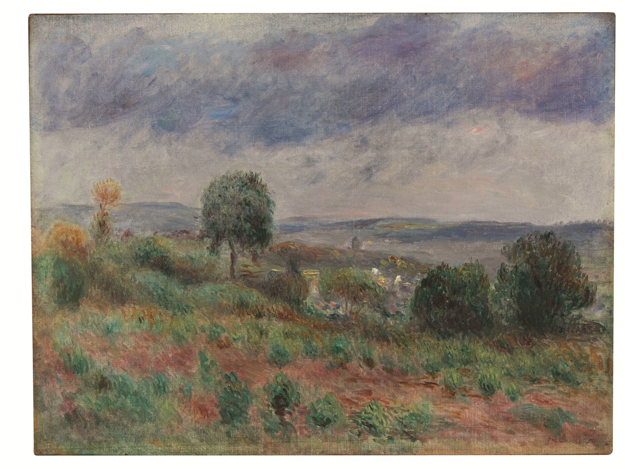 Auvers-sur-Oise, ca. 1901 door Pierre Auguste Renoir