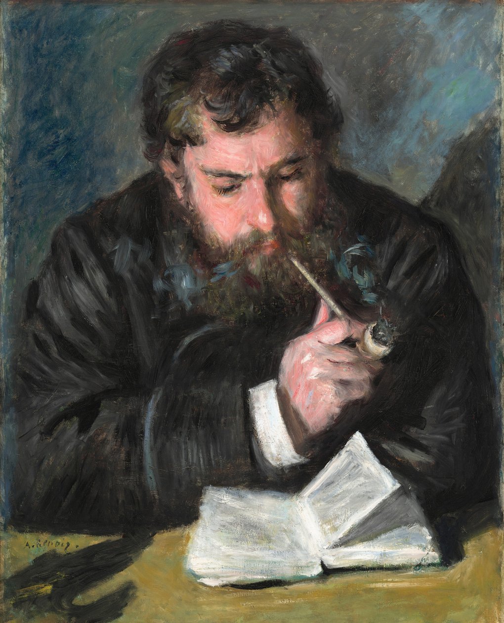 Claude Monet door Pierre Auguste Renoir