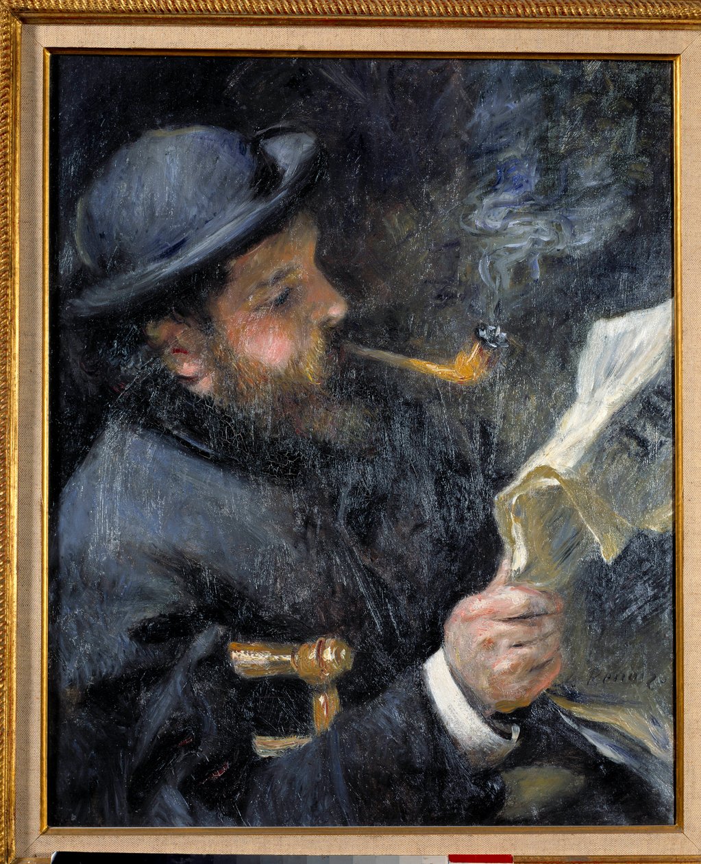 Claude Monet leest door Pierre Auguste Renoir
