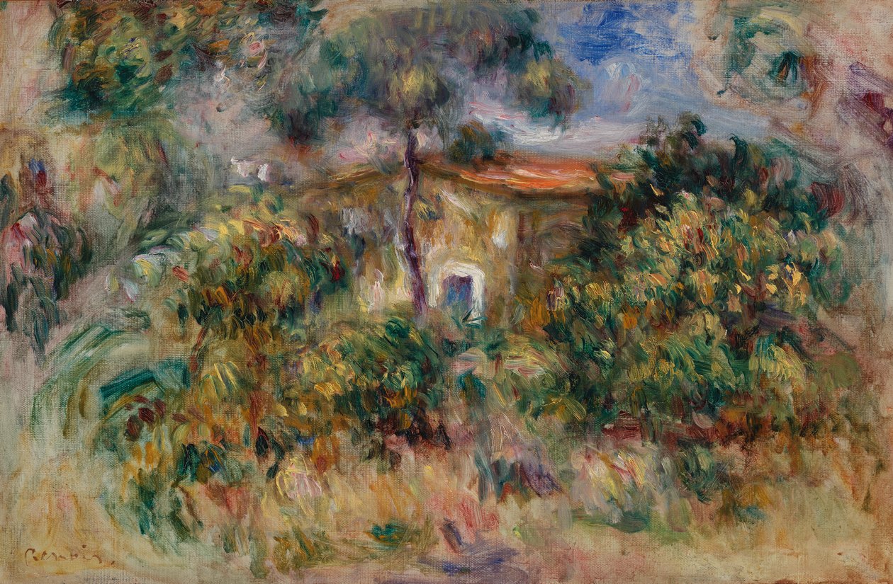 Boerderij door Pierre Auguste Renoir
