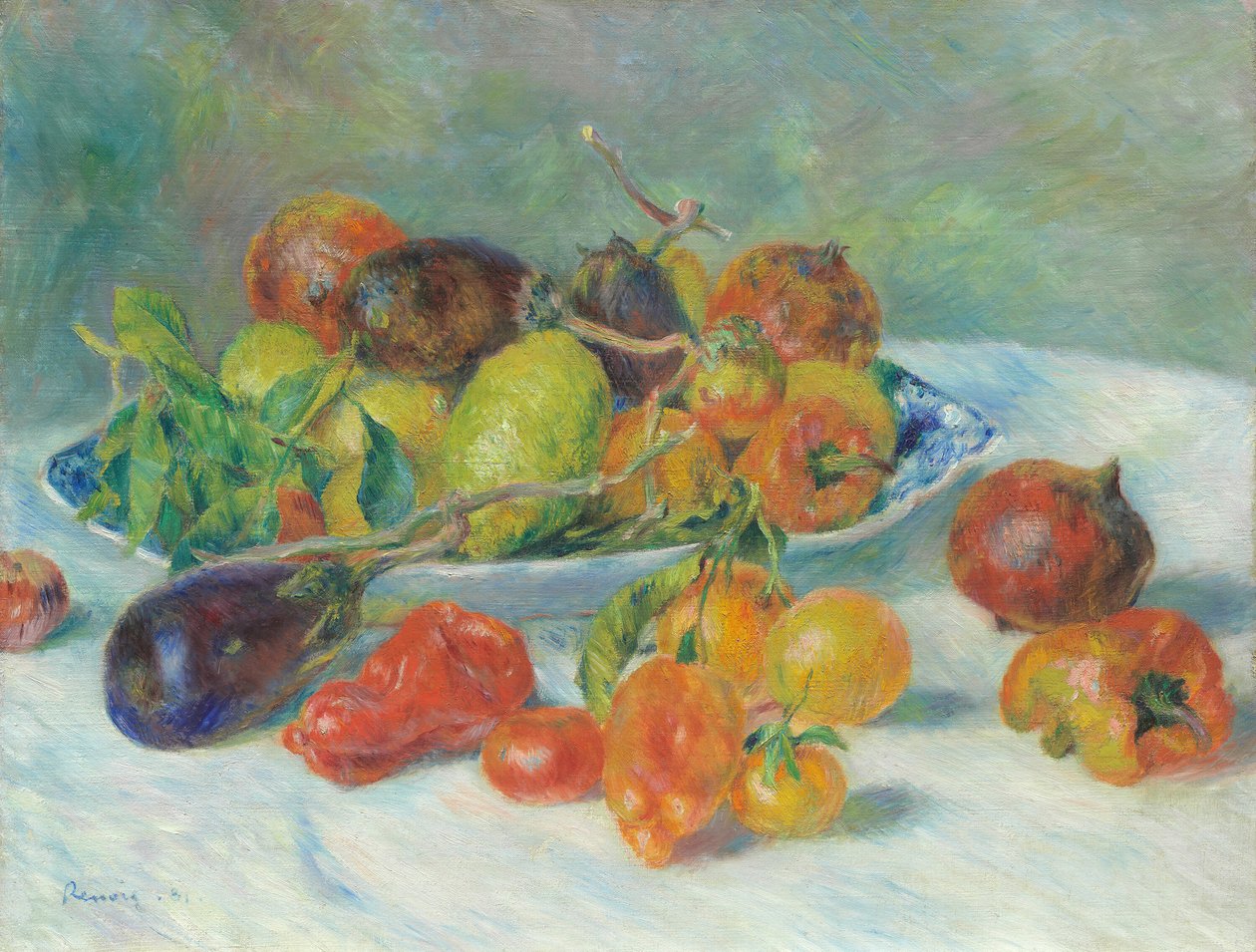 Vruchten van de Midi, 1881 door Pierre Auguste Renoir