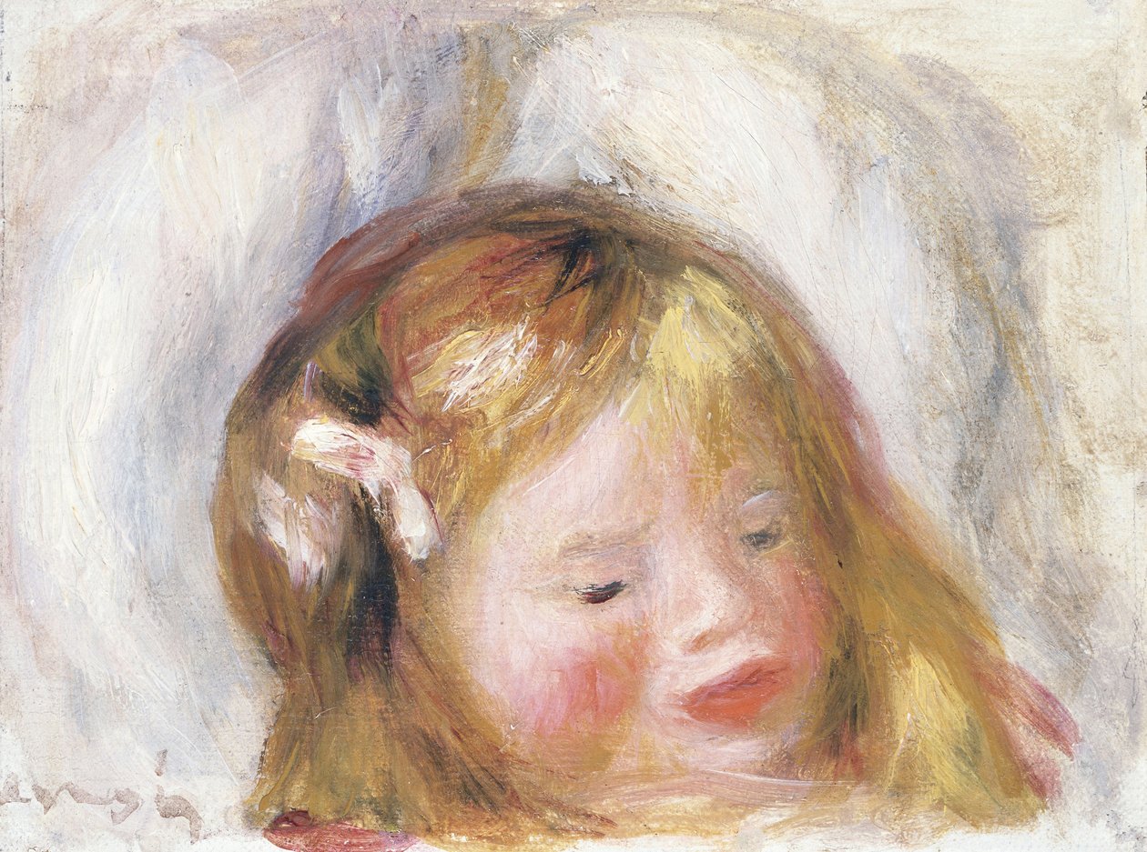 Hoofd van Coco, 1903 door Pierre Auguste Renoir