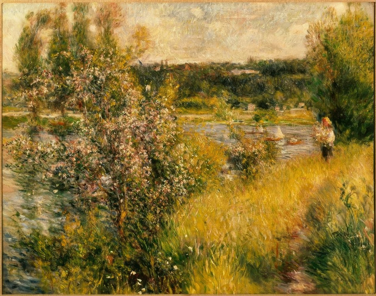 De Seine bij Chatou door Pierre Auguste Renoir