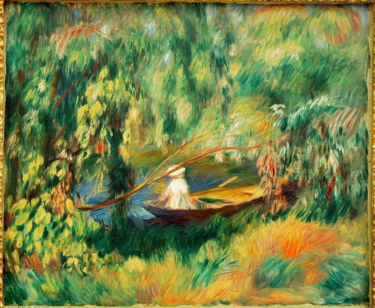 De boot door Pierre Auguste Renoir