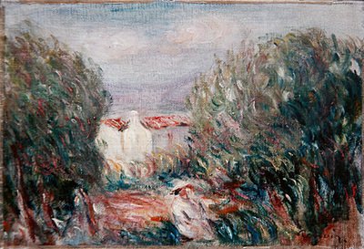 Landschap, ca. 1900 door Pierre Auguste Renoir