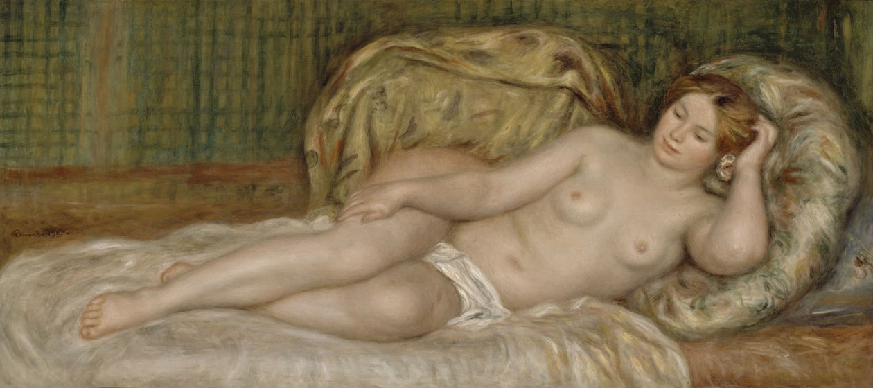 Groot Naakt, 1907 door Pierre Auguste Renoir