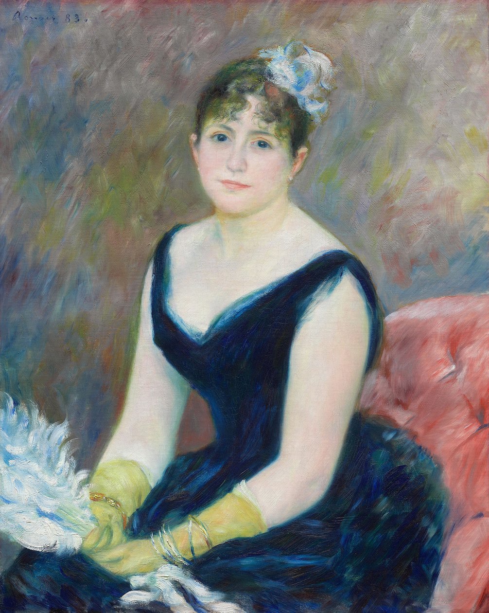 Madame Léon Clapisson, 1883 door Pierre Auguste Renoir