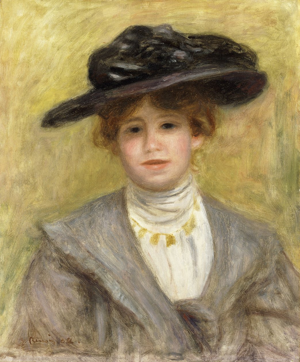 Madame Paul Valery, 1904 door Pierre Auguste Renoir