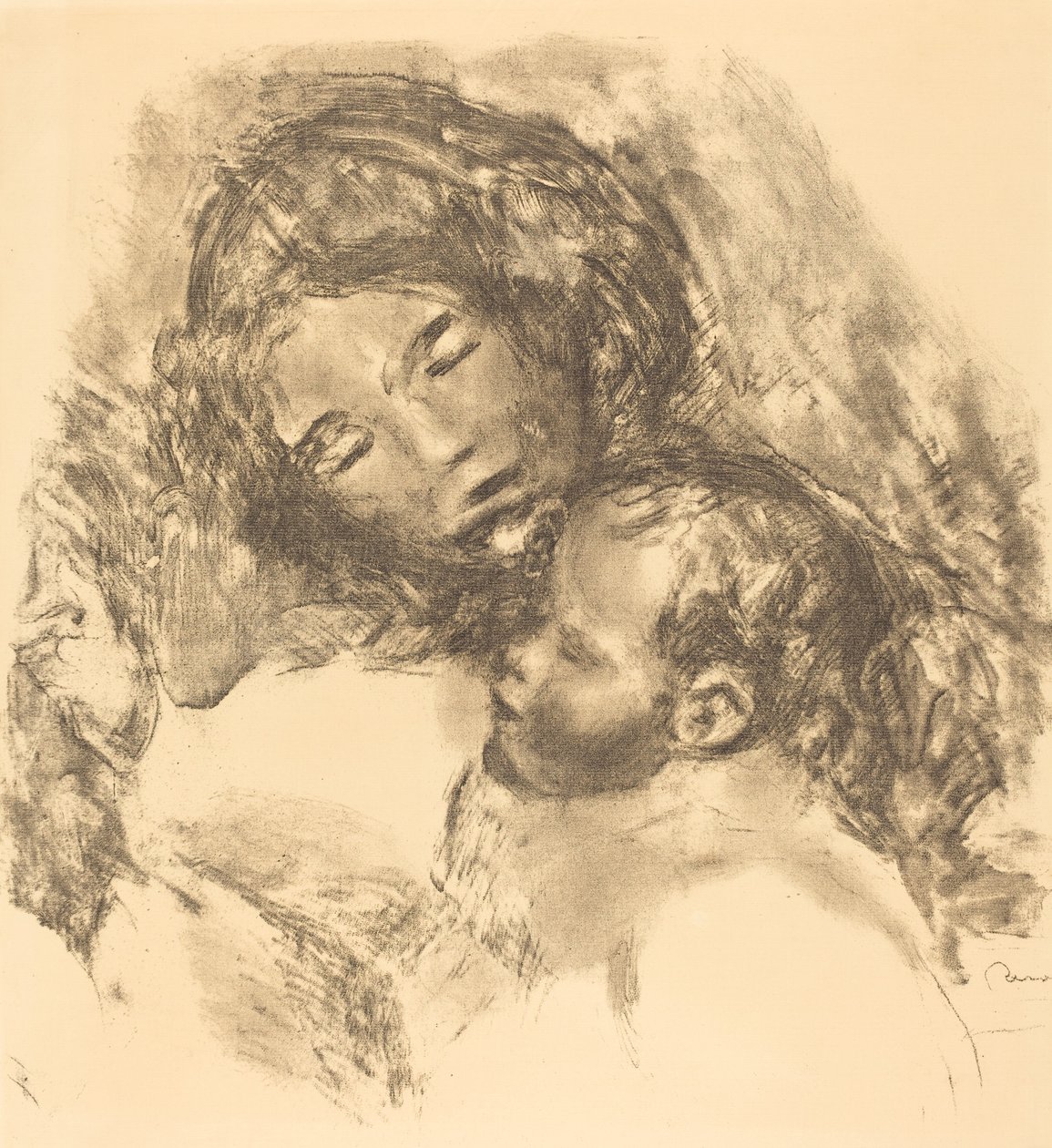 Moederschap, ca. 1912 door Pierre Auguste Renoir