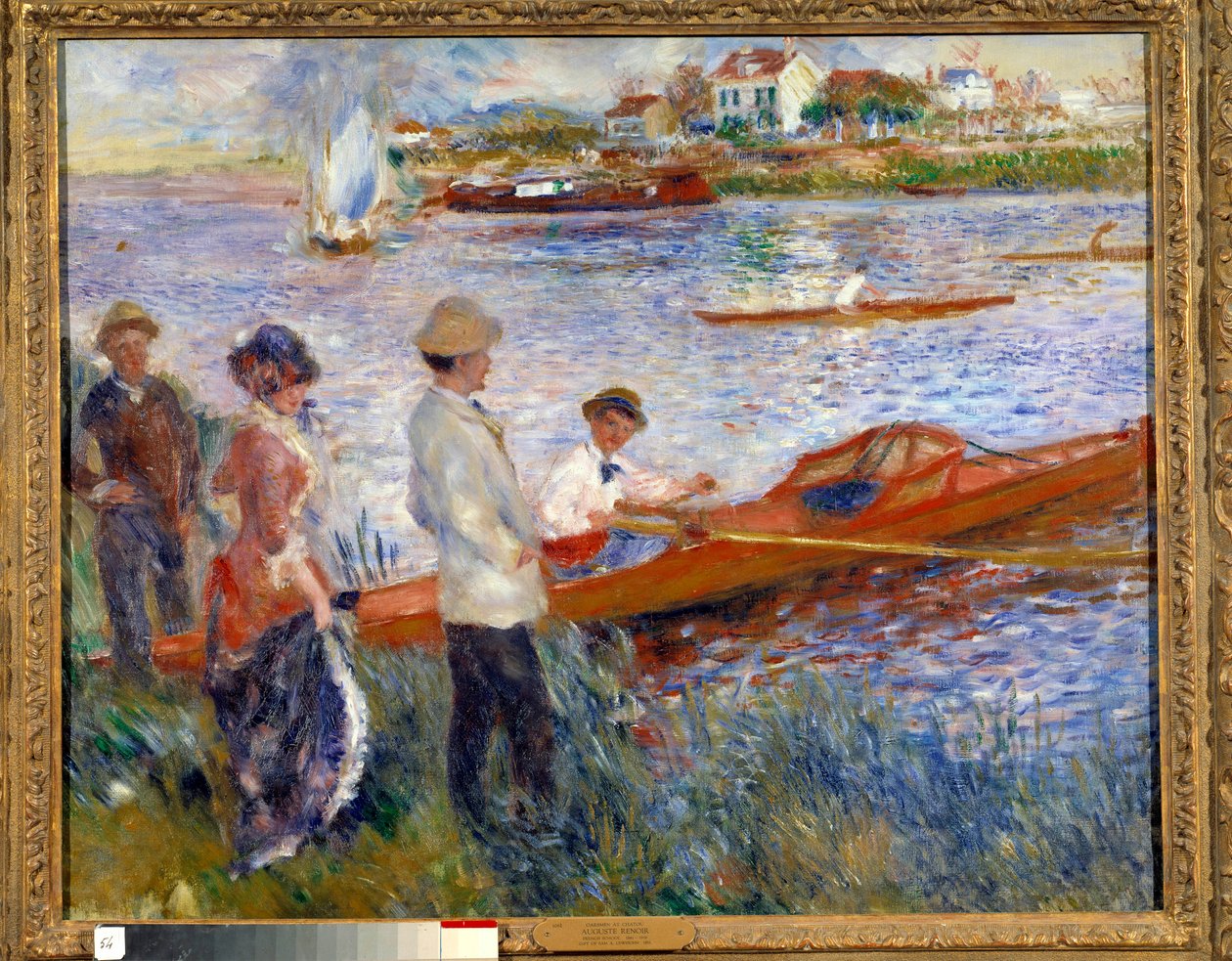 Roeiers bij Chatou door Pierre Auguste Renoir
