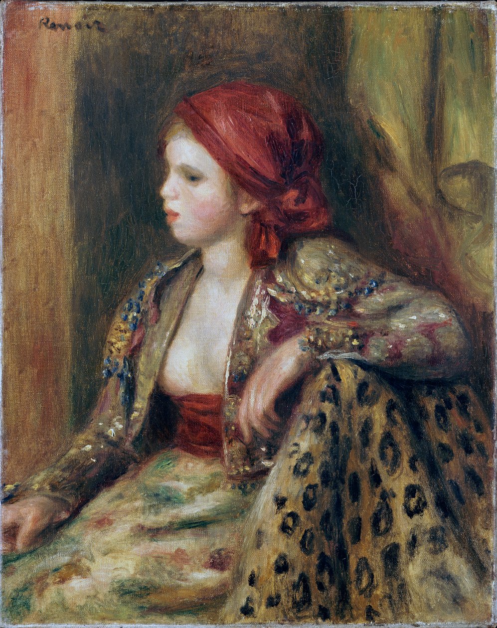 Odalisque, ca. 1895 door Pierre Auguste Renoir