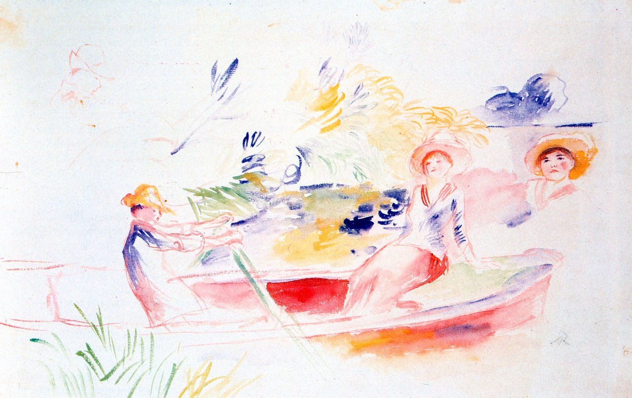 Aan de Rivieroever, 20e eeuw door Pierre Auguste Renoir