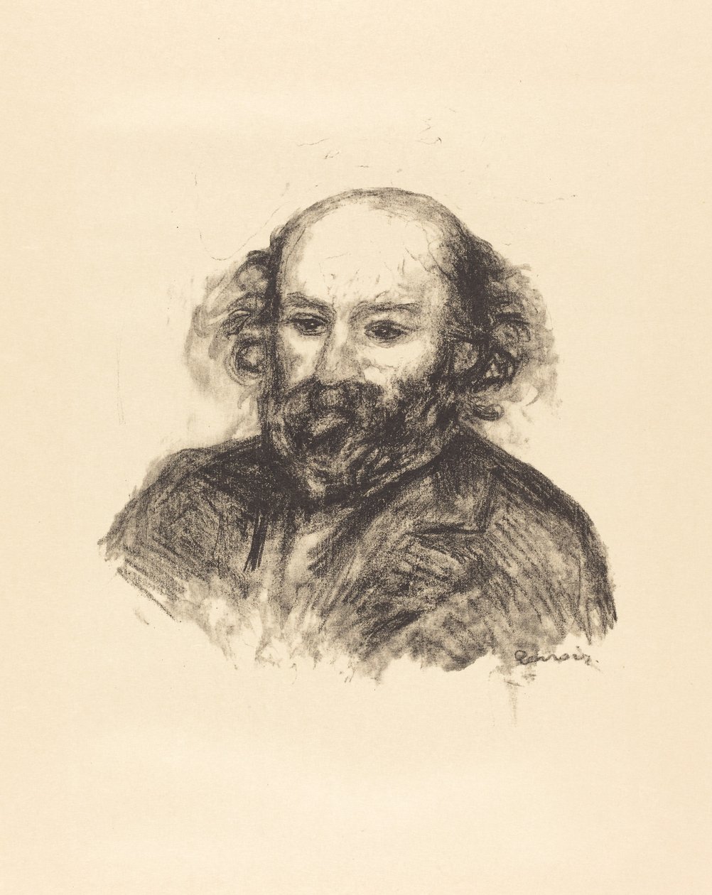 Paul Cézanne, 1902 door Pierre Auguste Renoir