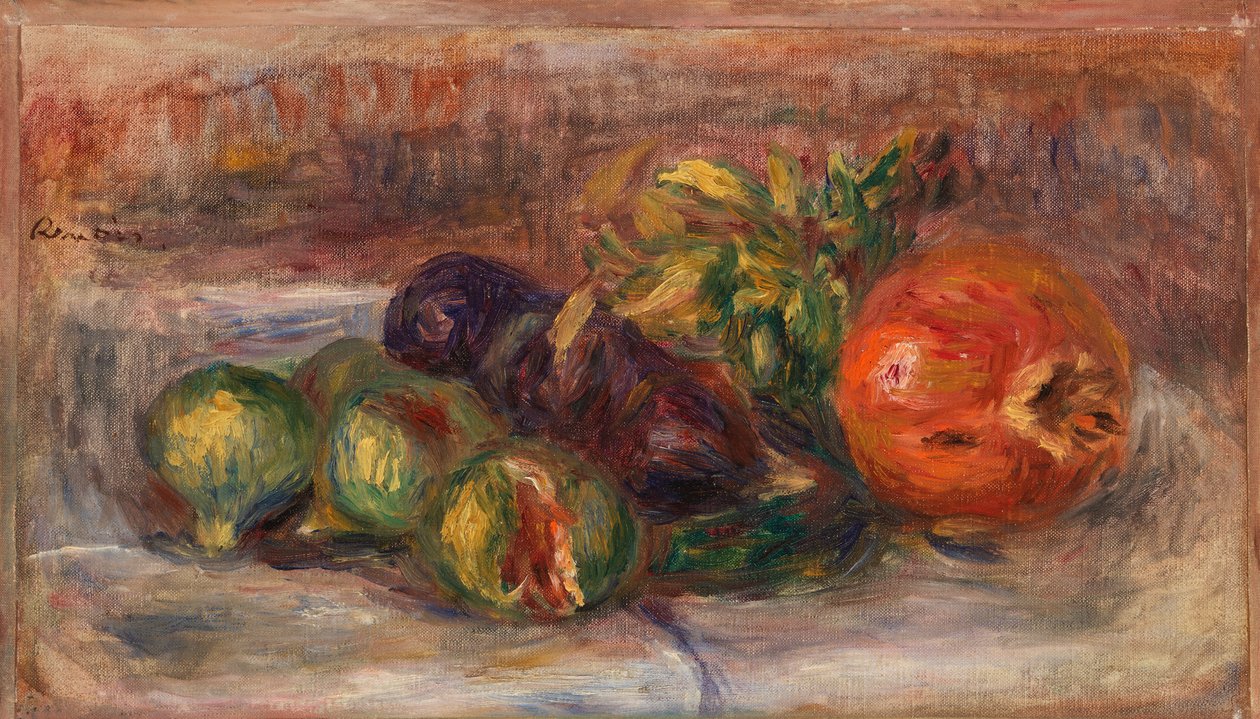 Granaatappel en Vijgen door Pierre Auguste Renoir
