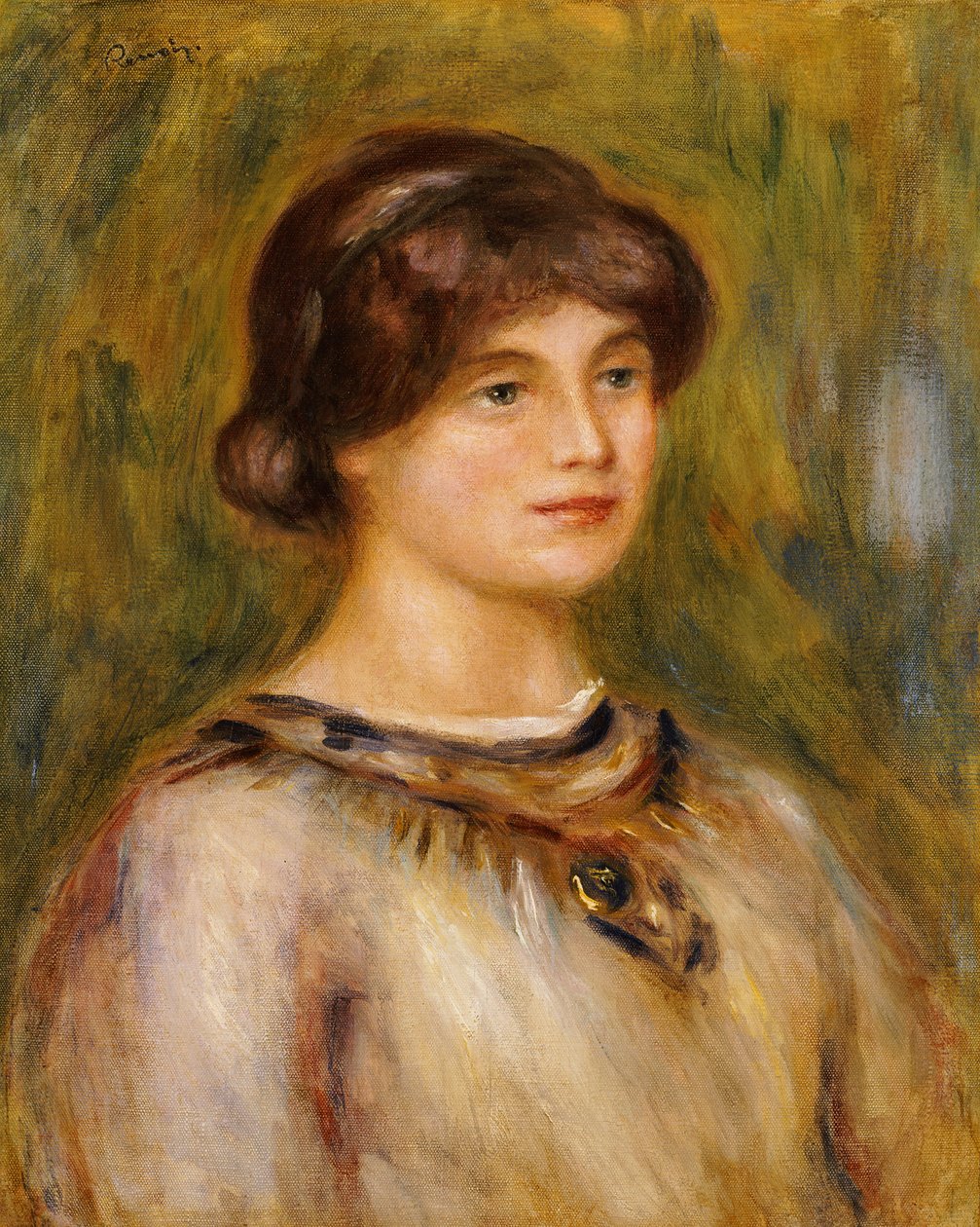 Portret van Marie Lestringuez door Pierre Auguste Renoir