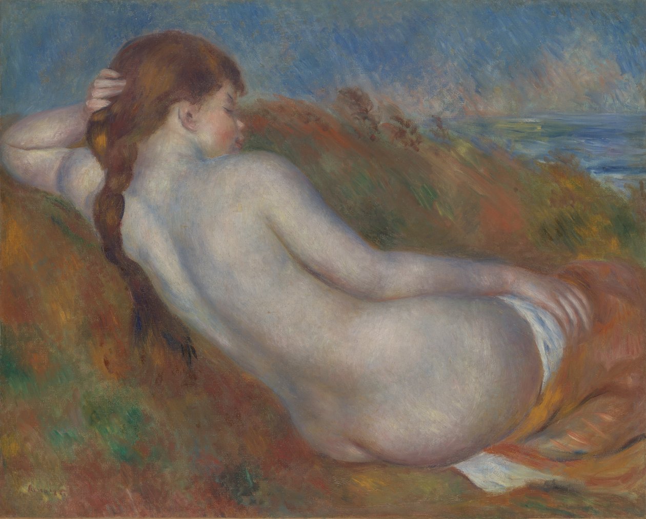 Liggend Naakt door Pierre Auguste Renoir