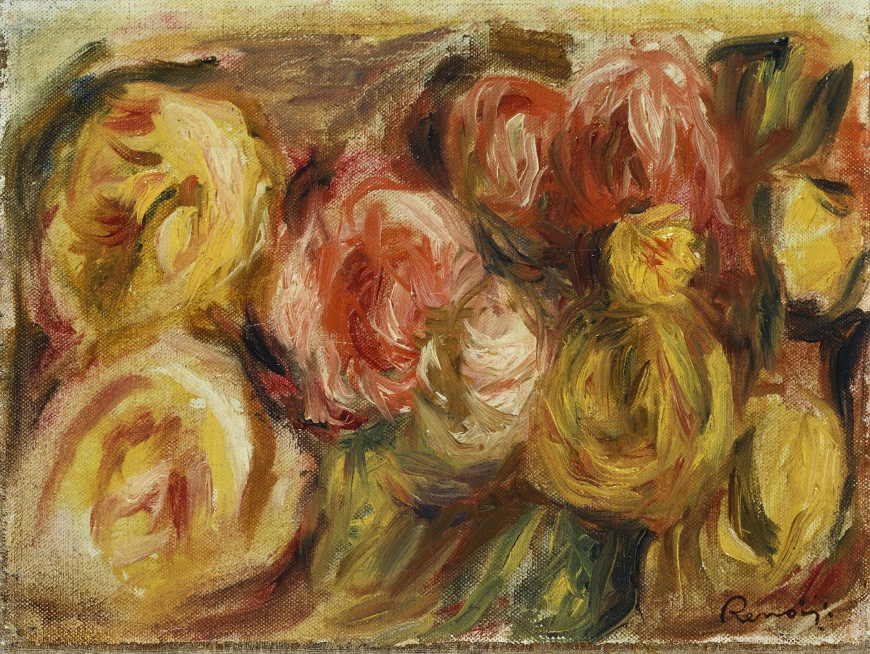 Rozen, 1919 door Pierre Auguste Renoir