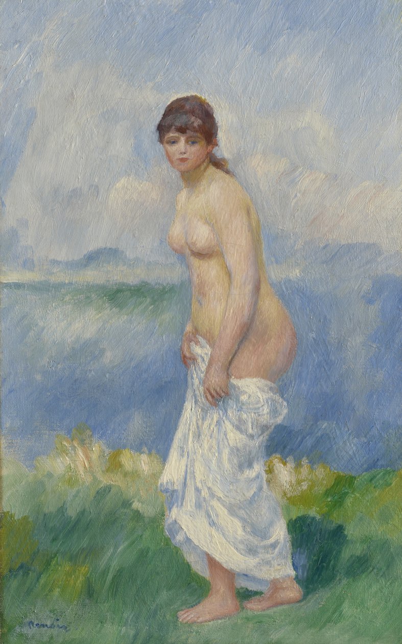Staande bader, c.1885 door Pierre Auguste Renoir