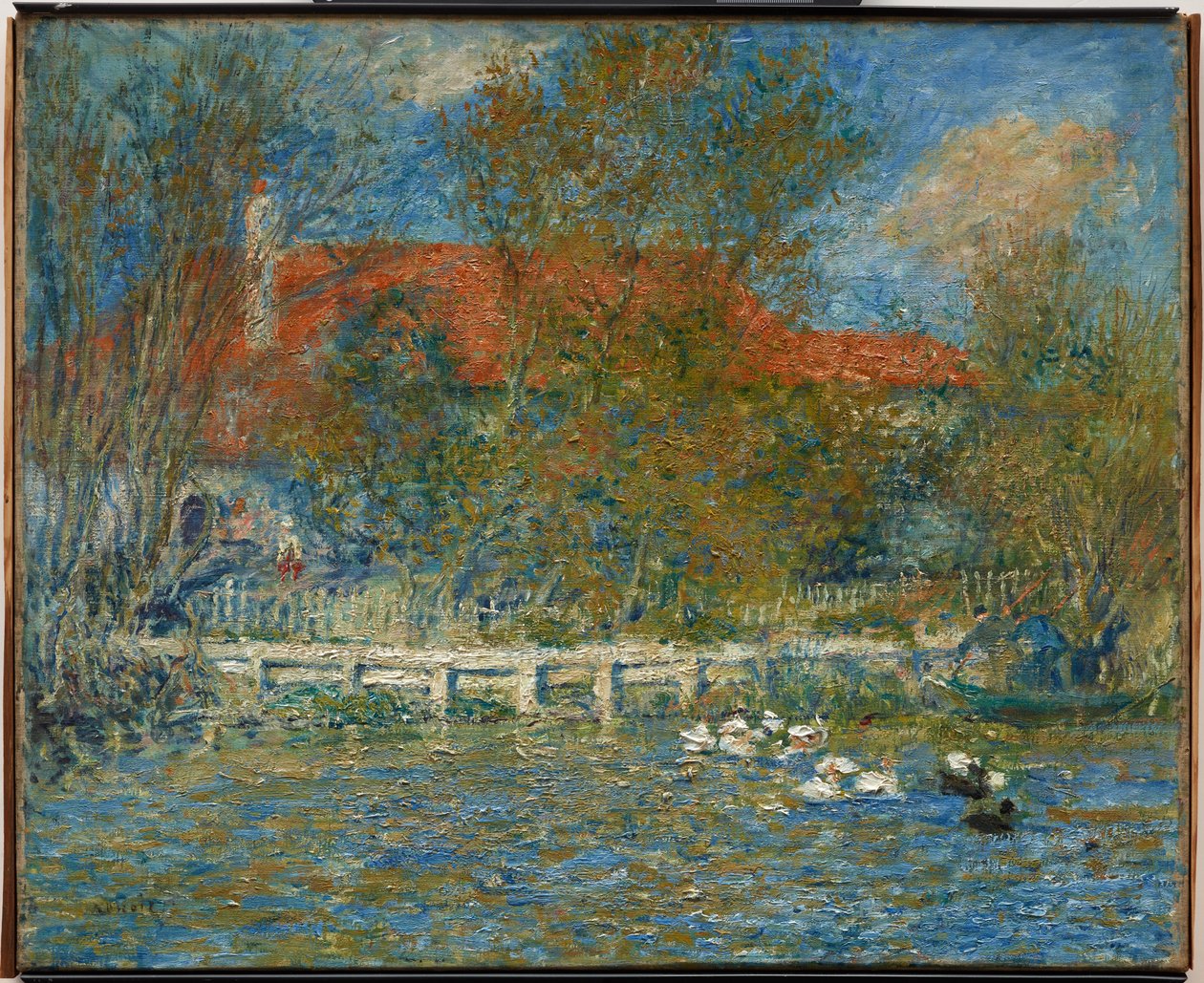 De Eendenvijver door Pierre Auguste Renoir