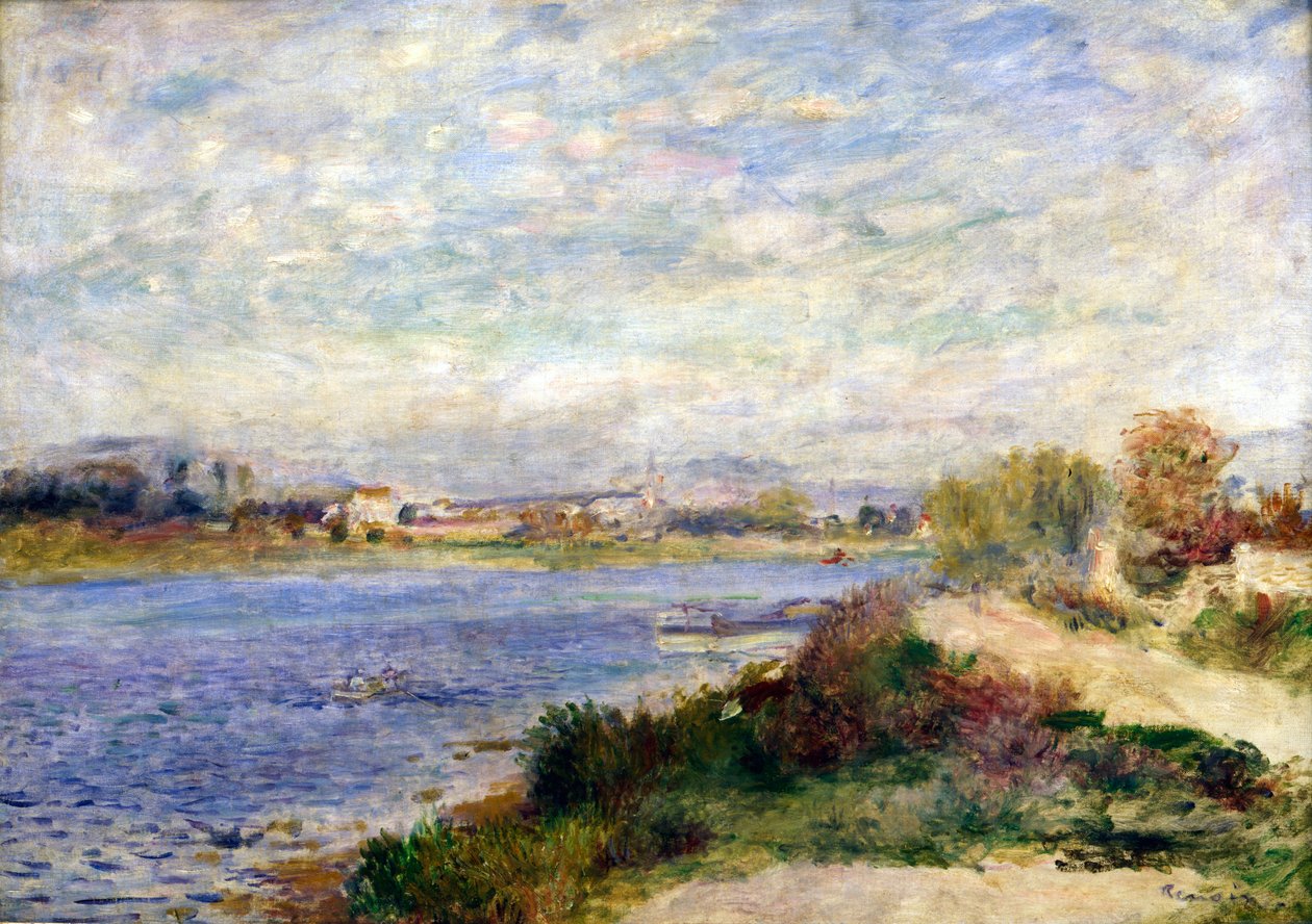 De Seine bij Argenteuil, ca. 1883 door Pierre Auguste Renoir