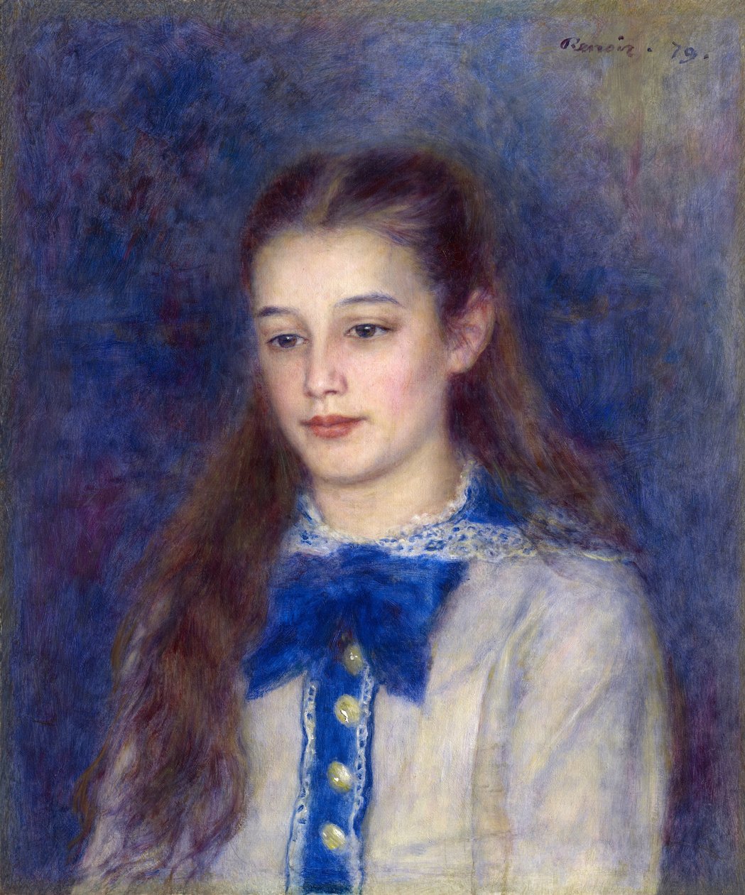 Thérèse Berard, 1879 door Pierre Auguste Renoir