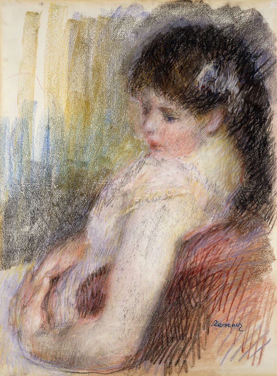 Zittende Vrouw door Pierre Auguste Renoir