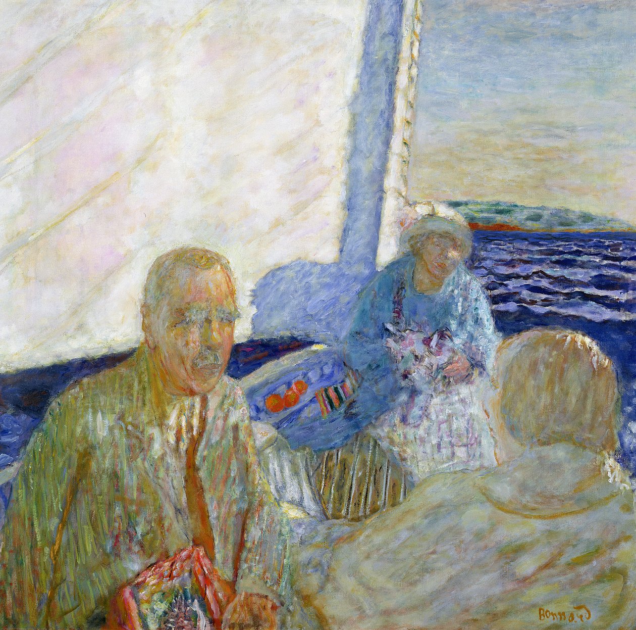 Op zee, 1924 door Pierre Bonnard