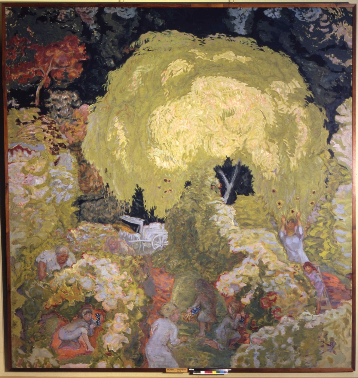 Herfst, fruit plukken door Pierre Bonnard
