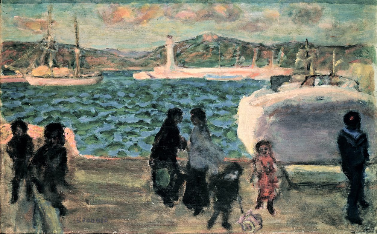 Cannes, 1947 door Pierre Bonnard