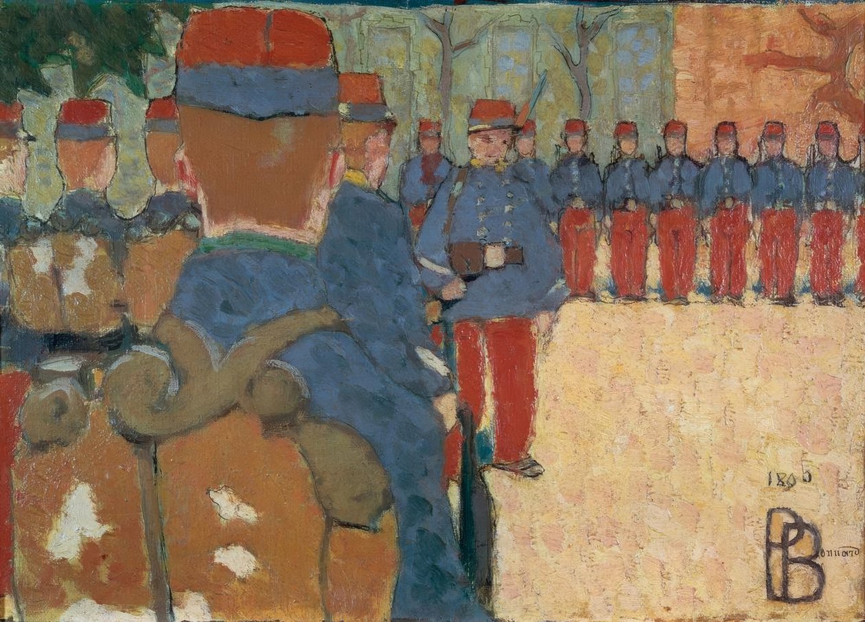 De oefening door Pierre Bonnard