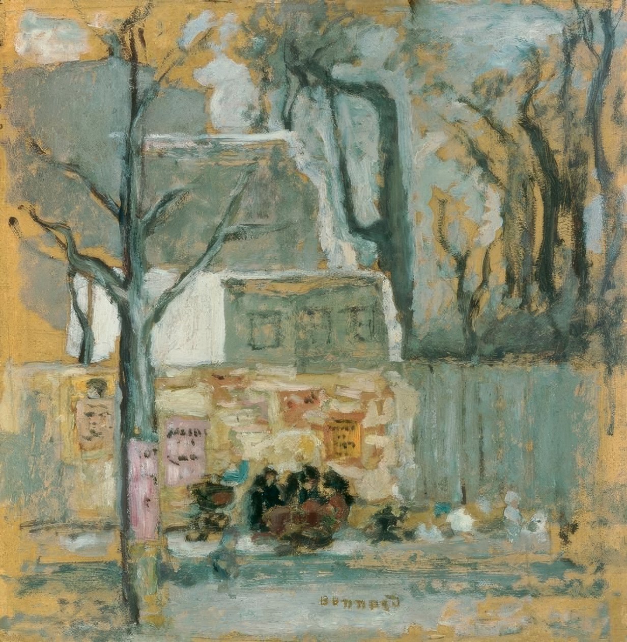 Een Hoek in Parijs door Pierre Bonnard