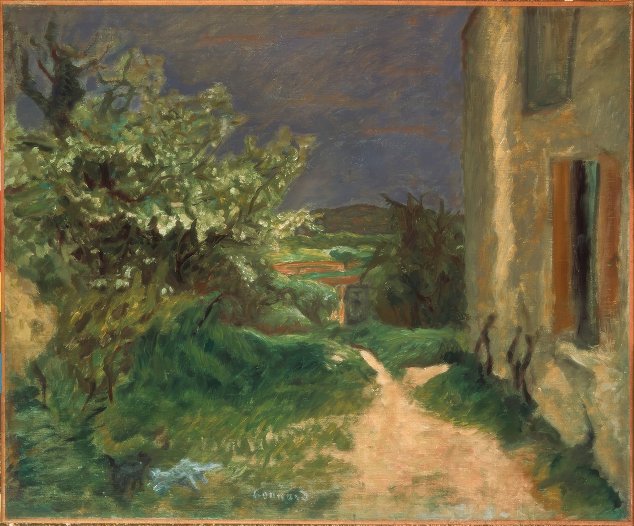 Het huis van Vernouillet door Pierre Bonnard