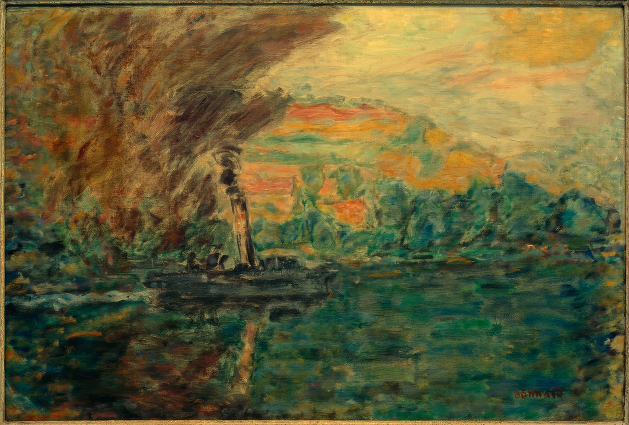 De sleepboot door Pierre Bonnard