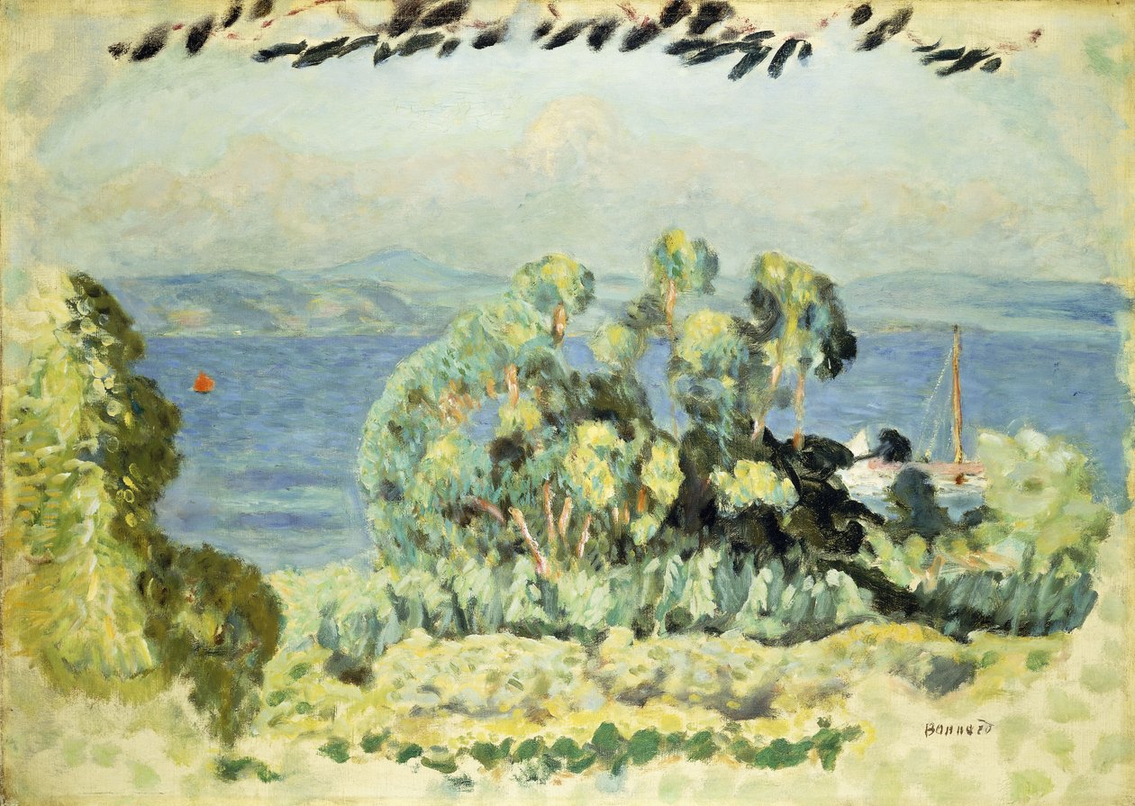 Les Eucalyptus door Pierre Bonnard