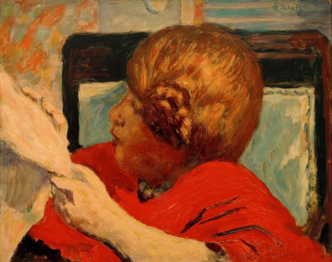 Lezende door Pierre Bonnard