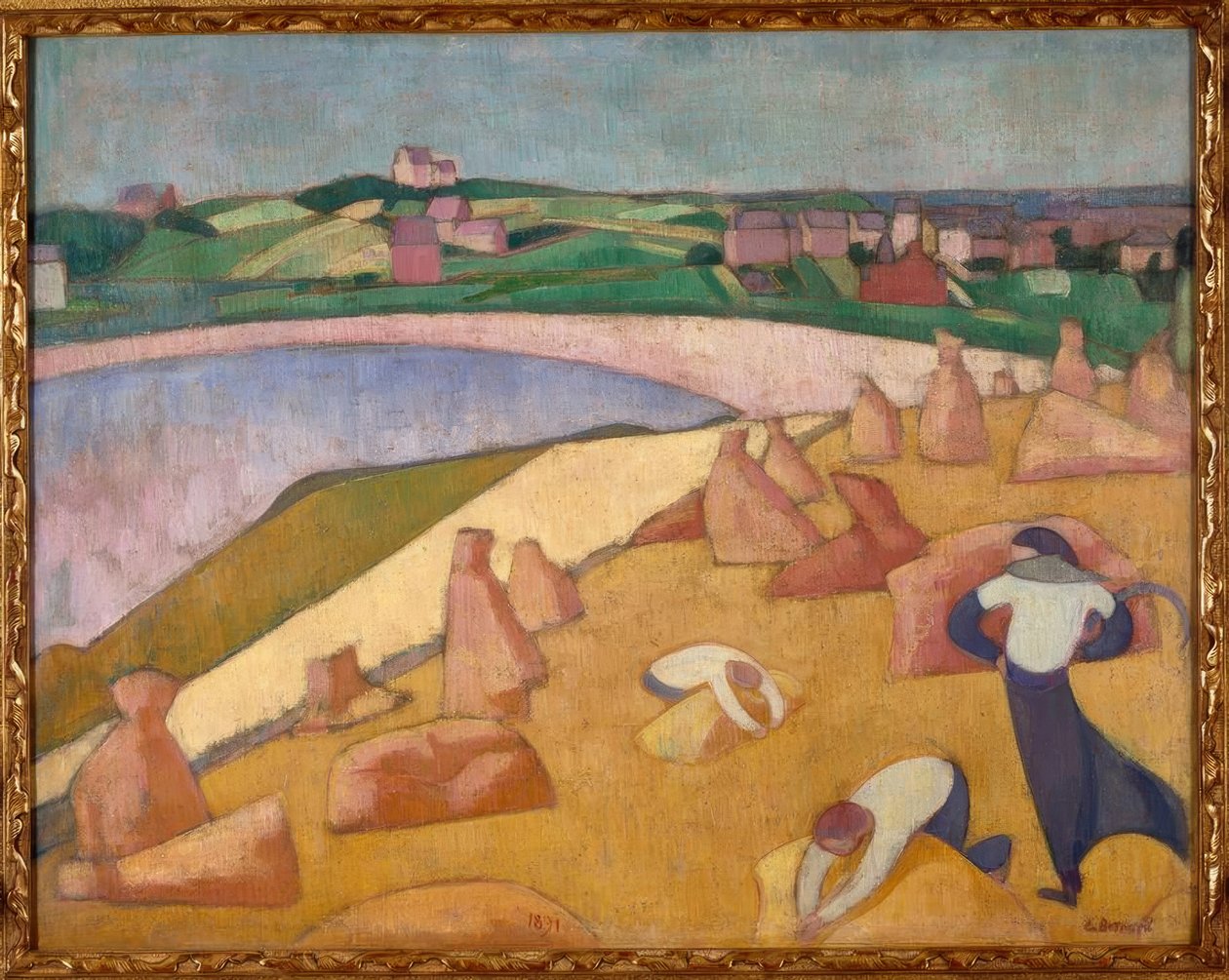 Oogst aan de kust door Pierre Bonnard