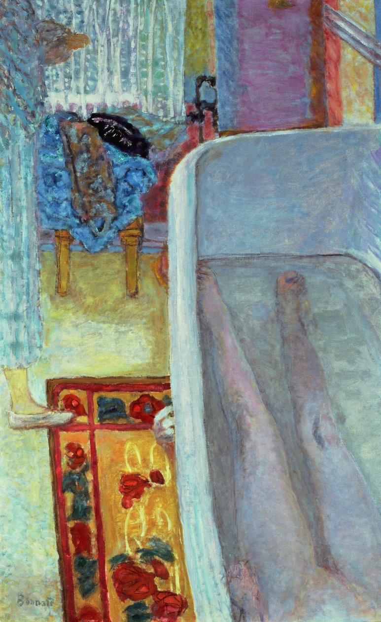 Naakt in het bad, 1925 door Pierre Bonnard